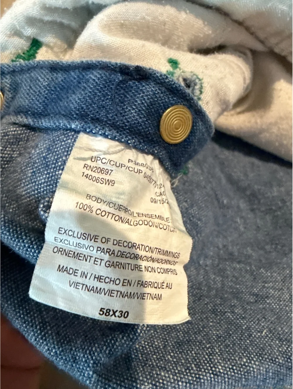 Vintage Liberty Denim Overalls with Multiple Pockets